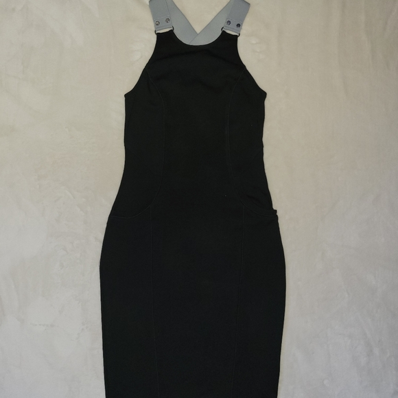 Armani Exchange Bodycon Dress black new no tags - Picture 2 of 7